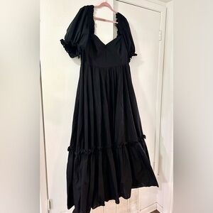 Selkie The Ritz Dress in Caviar